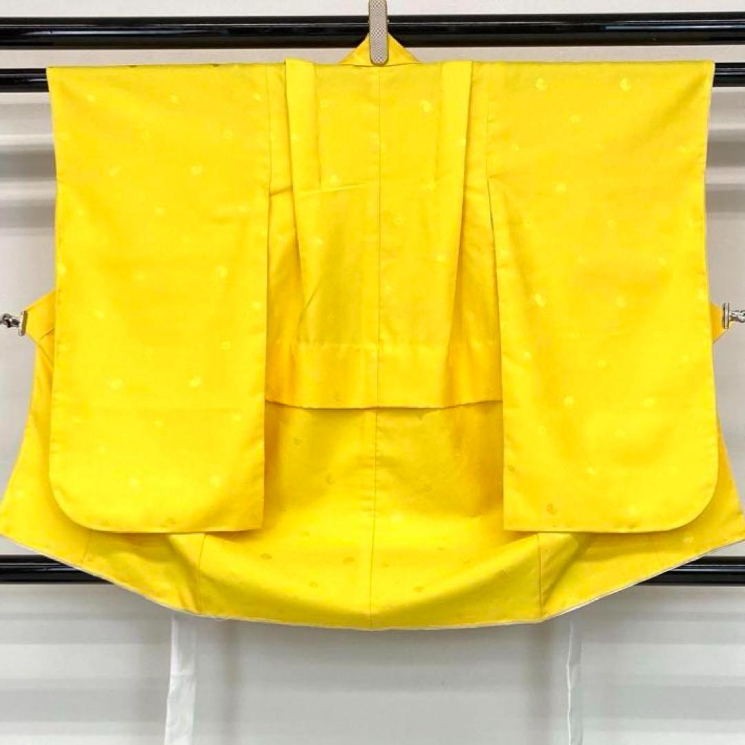 【着物と帯 時流】O24-55s◇七五三 ３才女の子着物&作り帯.草履.巾着6点