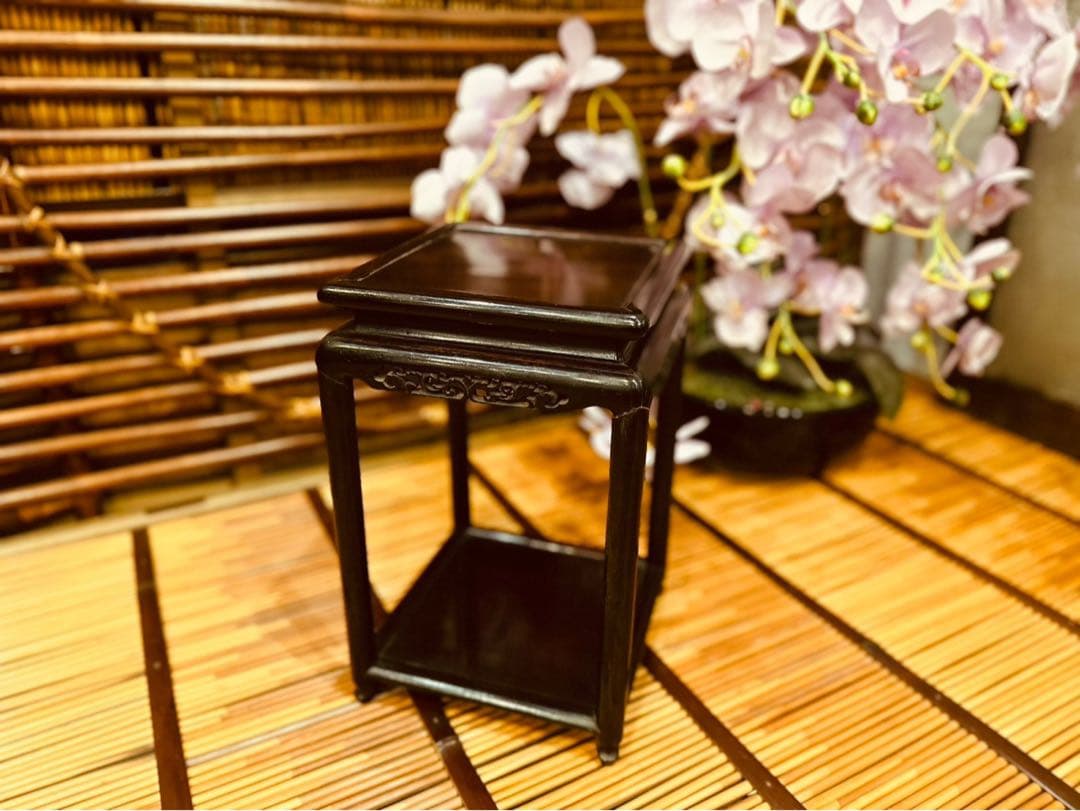 紫檀 花台 インテリア アンティーク 昭和レトロ 和室