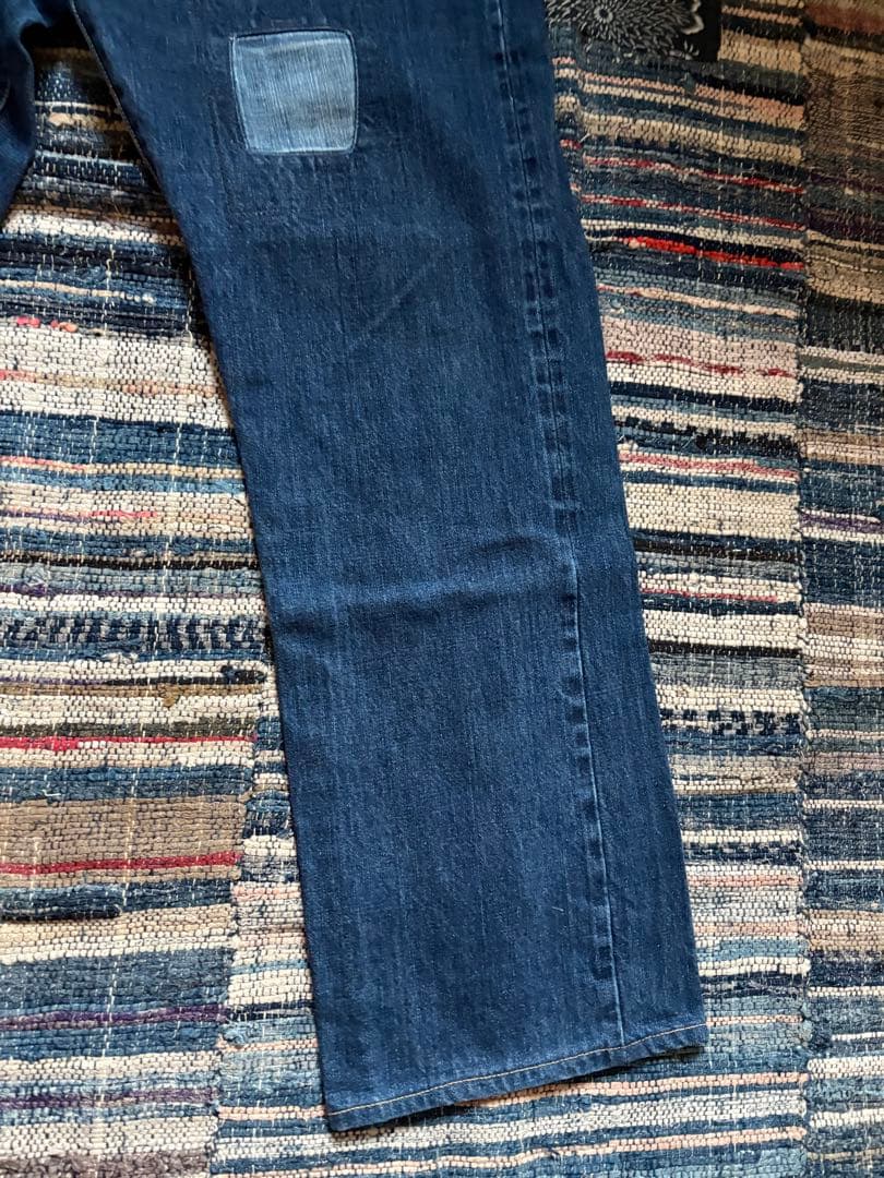 kapital キャピタル　初期　パッチワークデザイン ダークデニム　34インチ