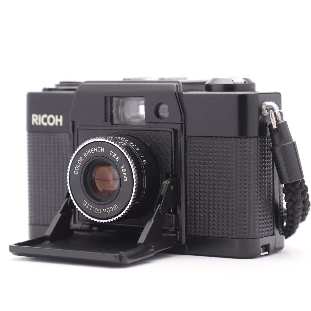 【動作確認済】RICOH FF-1 沈胴式 コンパクトカメラ 純正ポーチ付