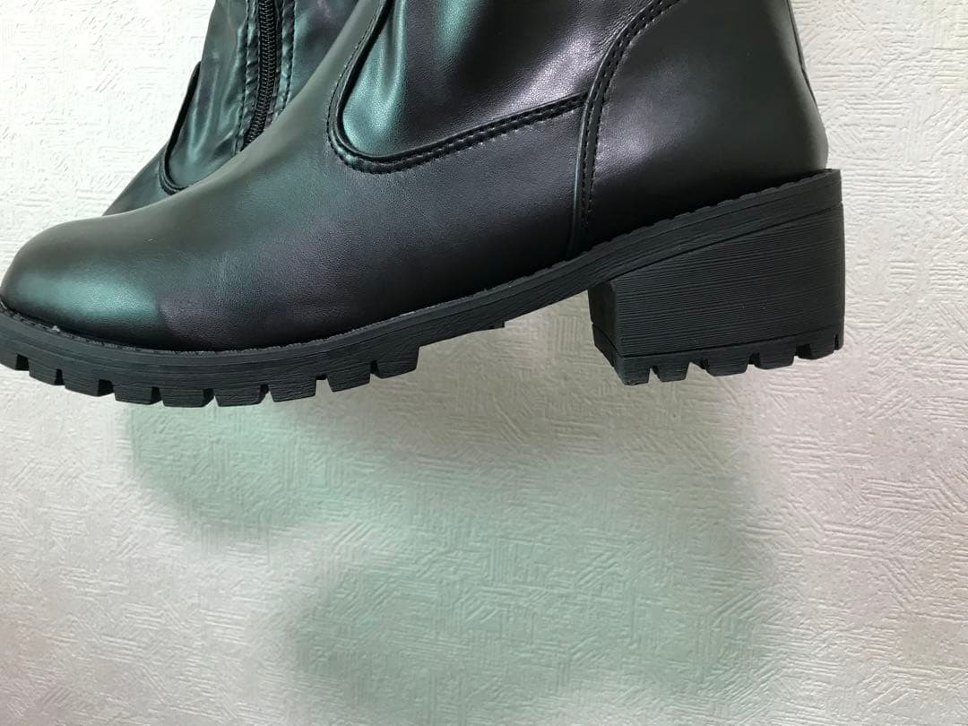 海苔ピーマン　ニーハイ・サイハイブーツ 2点セットサイズ27㎝