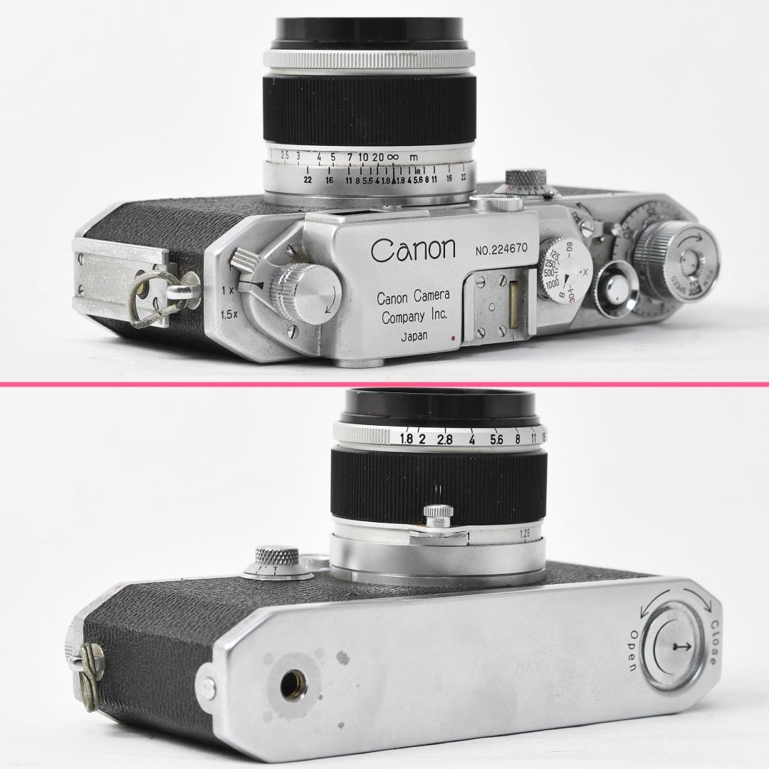 キヤノン IV Sb改(4Sb改)型 50mm F1.8レンズセット L39