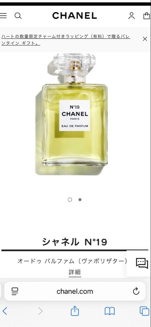 CHANEL №19 ヴァポリザター