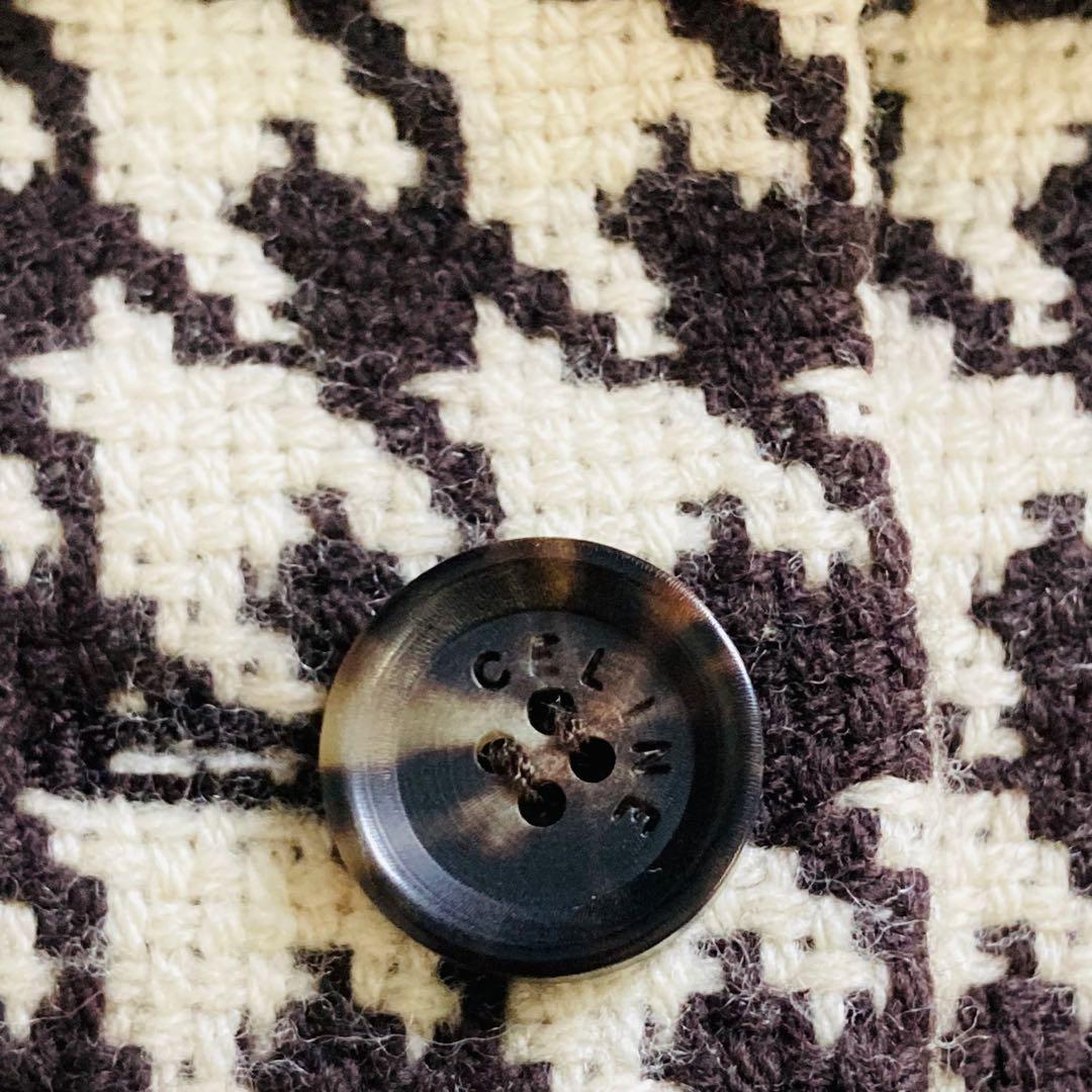 【美品】CELINE 千鳥柄 セットアップ