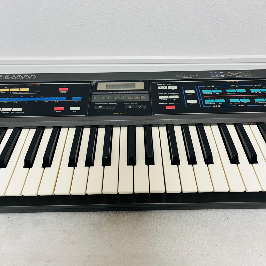 CASIO キーボードシンセサイザー CZ-1000 動作確認済み