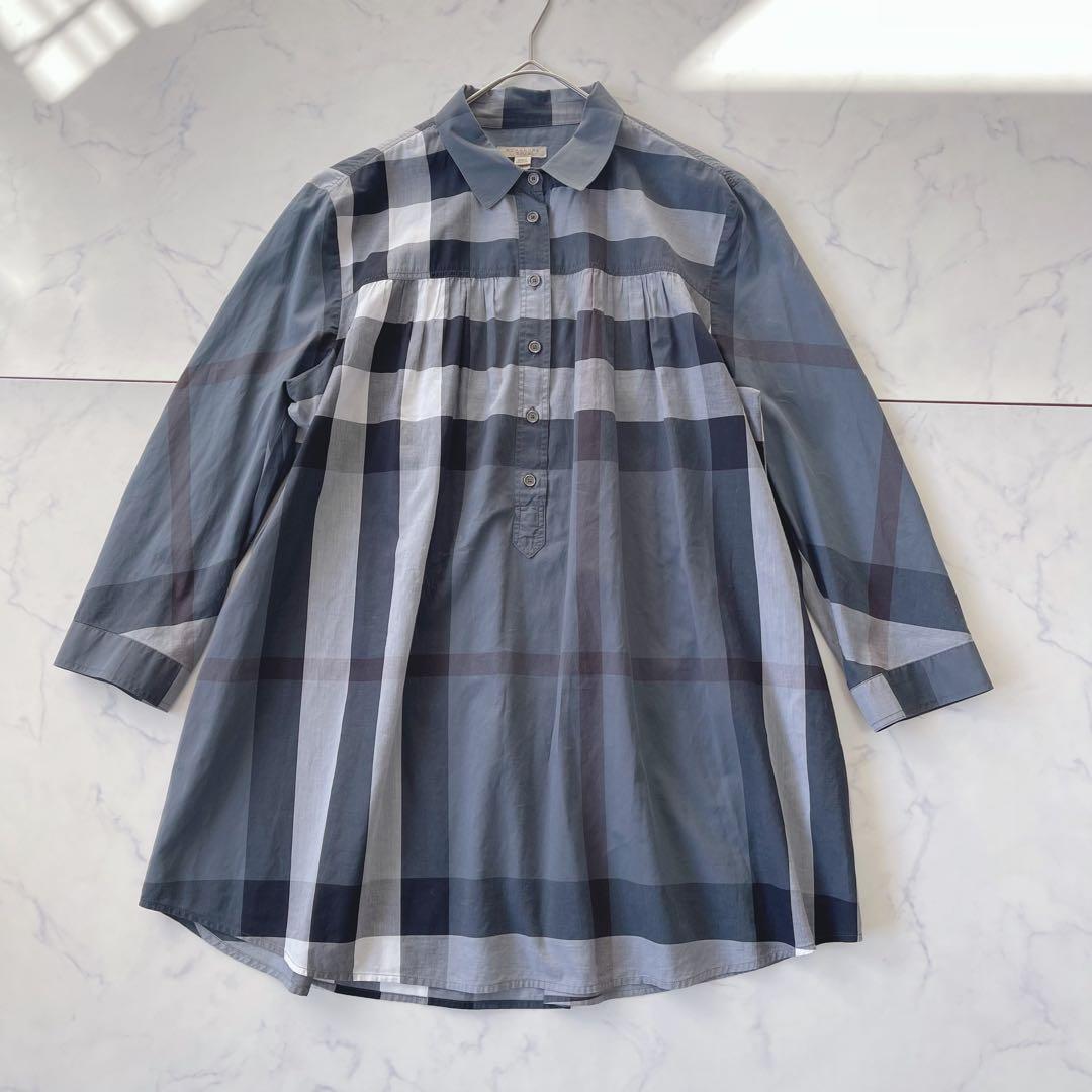 【XLサイズ】BURBERRY BRIT ノバチェック プルオーバー ブラウス