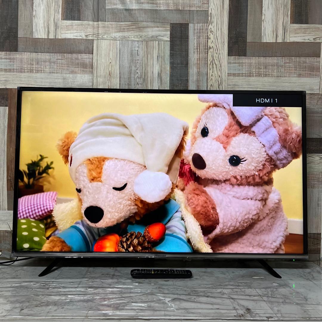 全国送料込❣️Hisense49型地デジ・BS CS液晶TV外付HDD裏録画対応