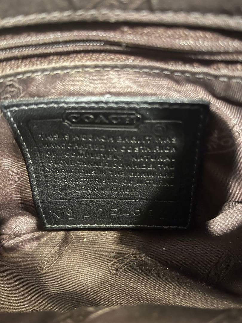 COACH コーチ ワンショルダーバッグ 黒 レザー 本革 ブラック