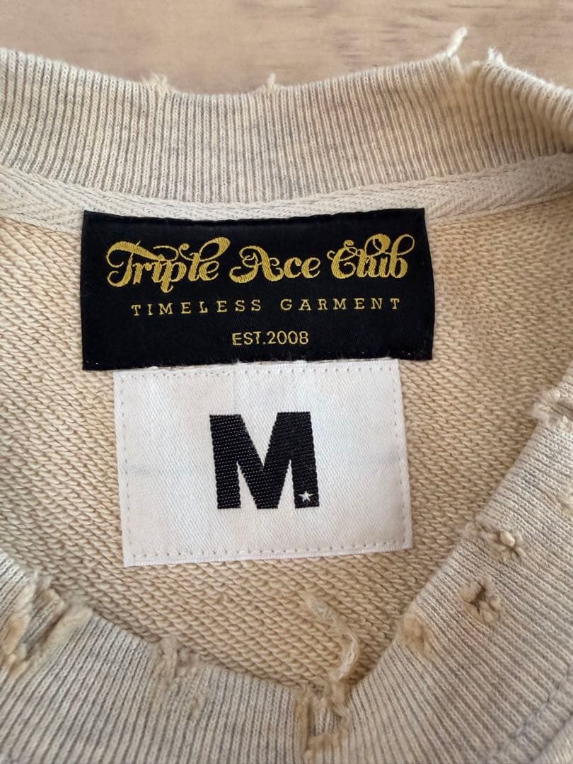 M Triple ace club コラボ　スウェット