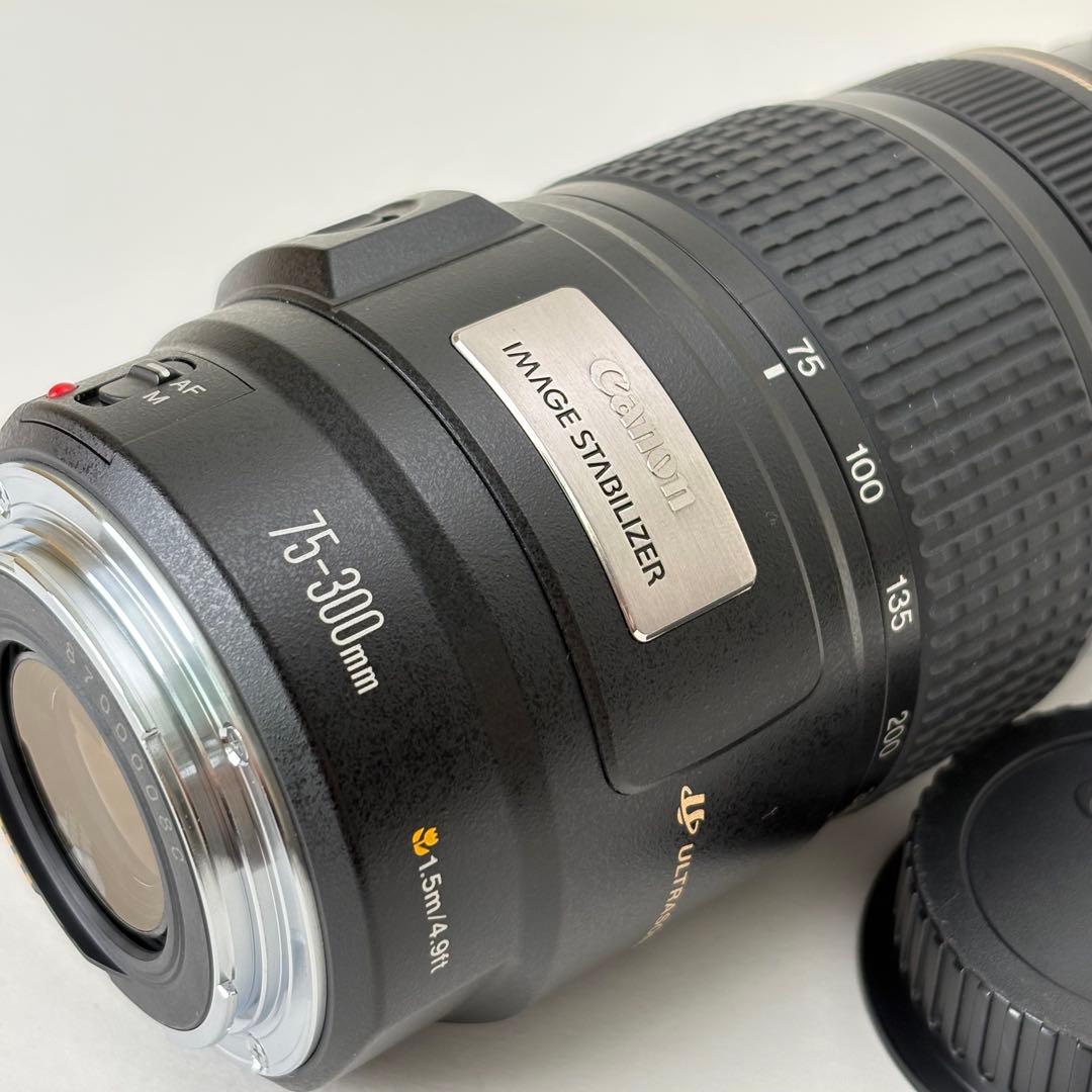 Canon キャノン　望遠レンズ　EF75-300mm F4-5.6 IS