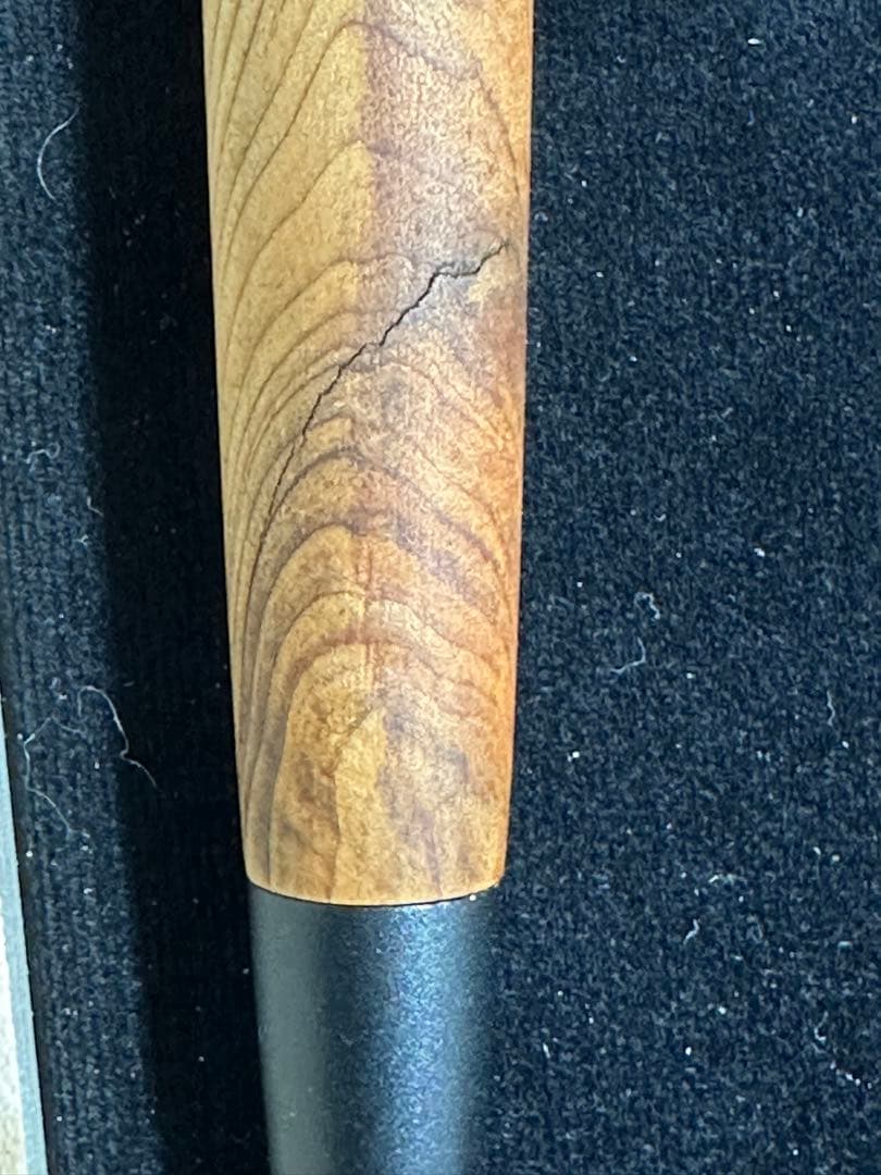 【最終値下げ】屋久杉工房京　屋久杉【光明瘤】無垢タイプ　シャープペンシル