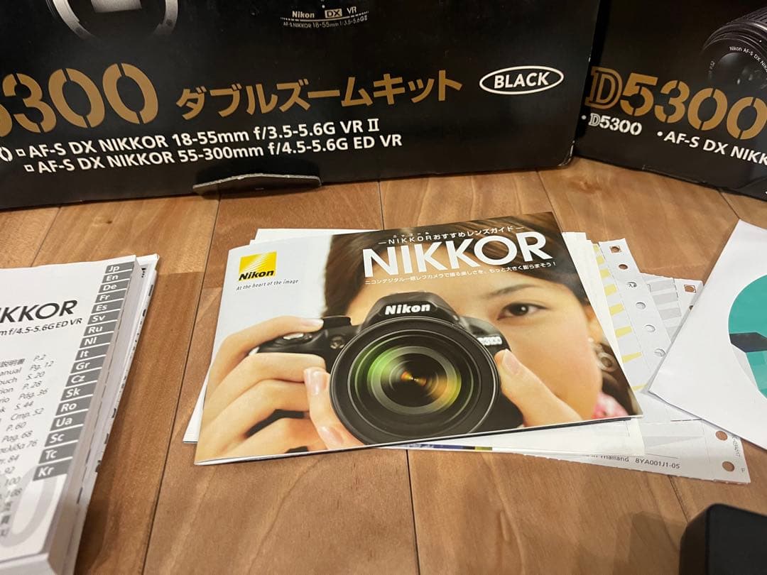 Nikon D5300 ブラック　ダブルズームキット　美品