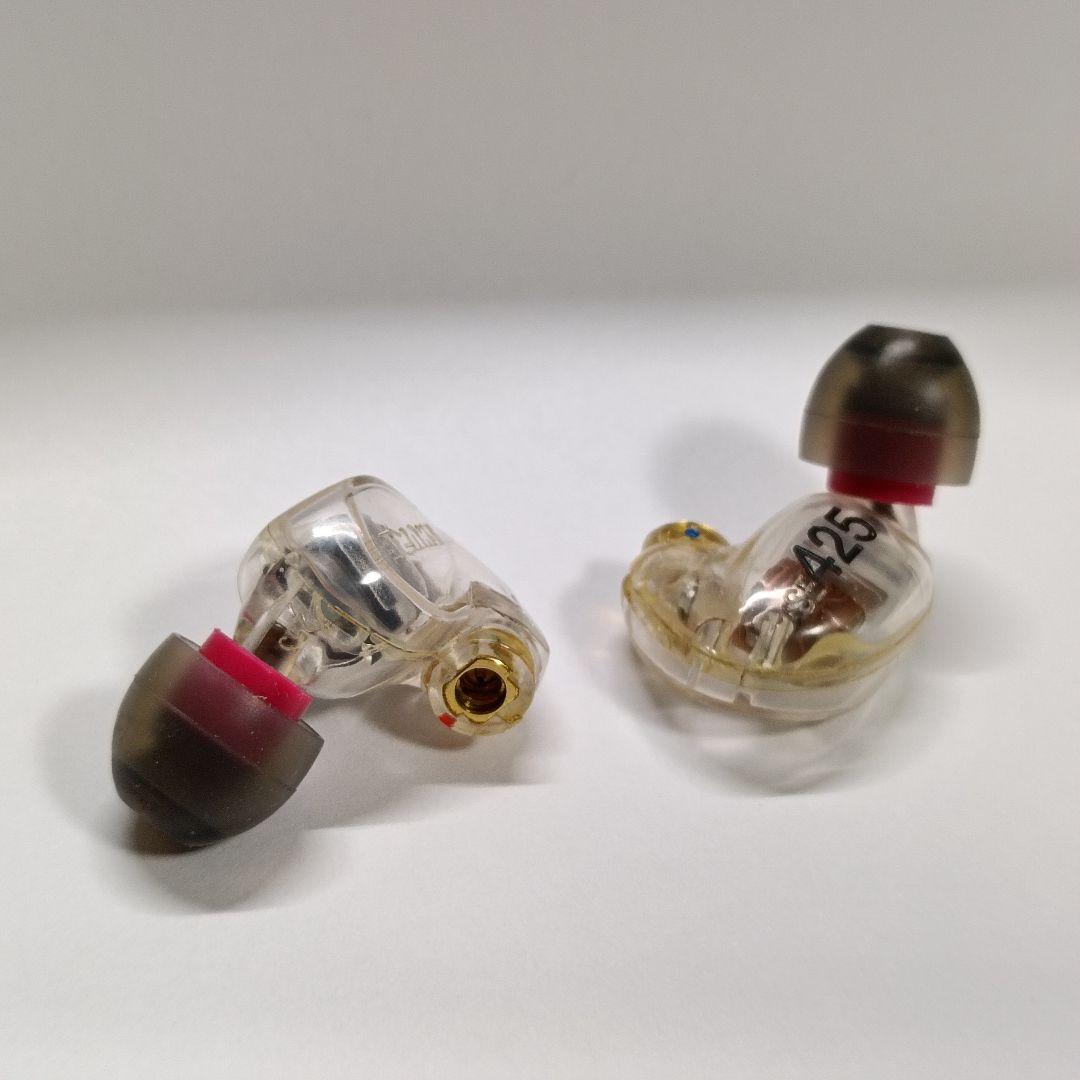 SE425 有線イヤホン クリア MMCX ケーブル無し