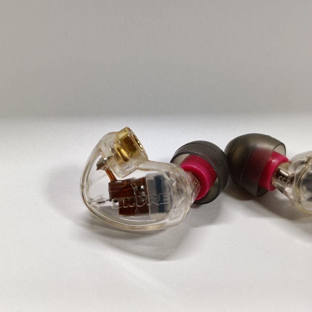 SE425 有線イヤホン クリア MMCX ケーブル無し