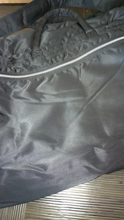 1度使用　大型ポーター　PORTERブラックナイロンボストンバッグ