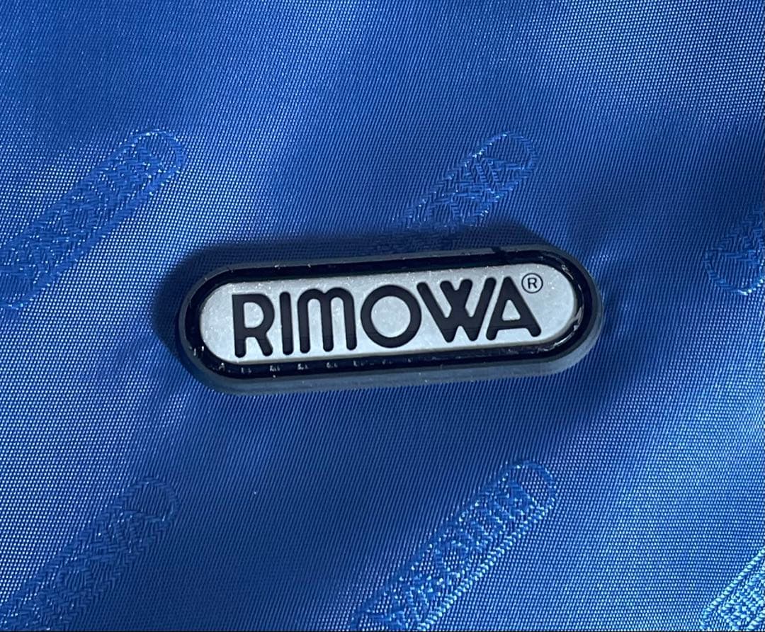 【超希少】RIMOWA/リモワ純正ガーメントバッグブルー（定価15000円）