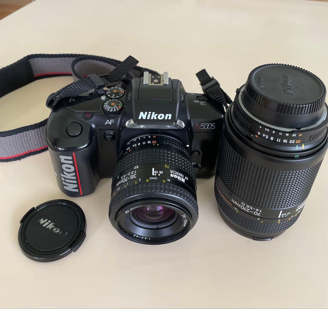 Nikon N5005ニコン　カメラ&レンズ　ニッコール70-210　35-70