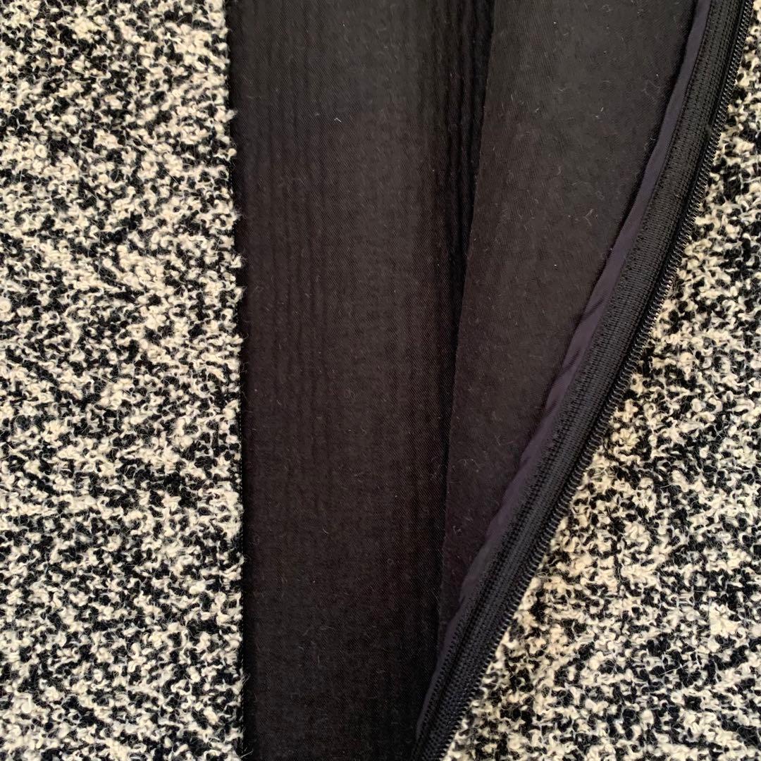 はな　YOKO CHAN ヨーコチャン　アンゴラ混　ワンピース　コクーン