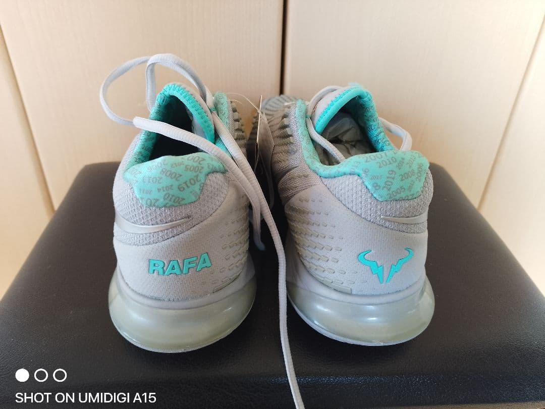 ケ*イ様 NIKE RAFA テニスシューズ グレー/ミント　ナダルモデル
