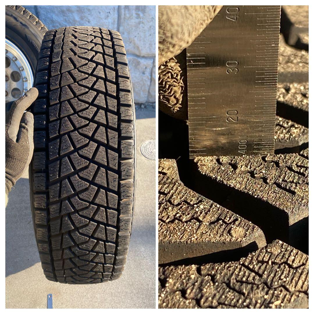 ランクル40　215/80R15 スタッドレス ホイール 4本セット ブリザック