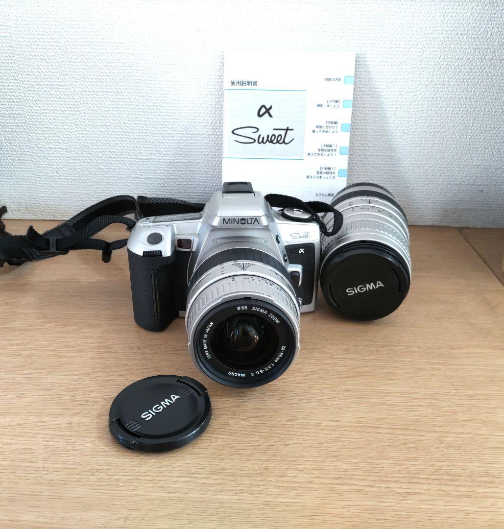 MINOLTA 一眼レフカメラ SIGMAレンズ付き
