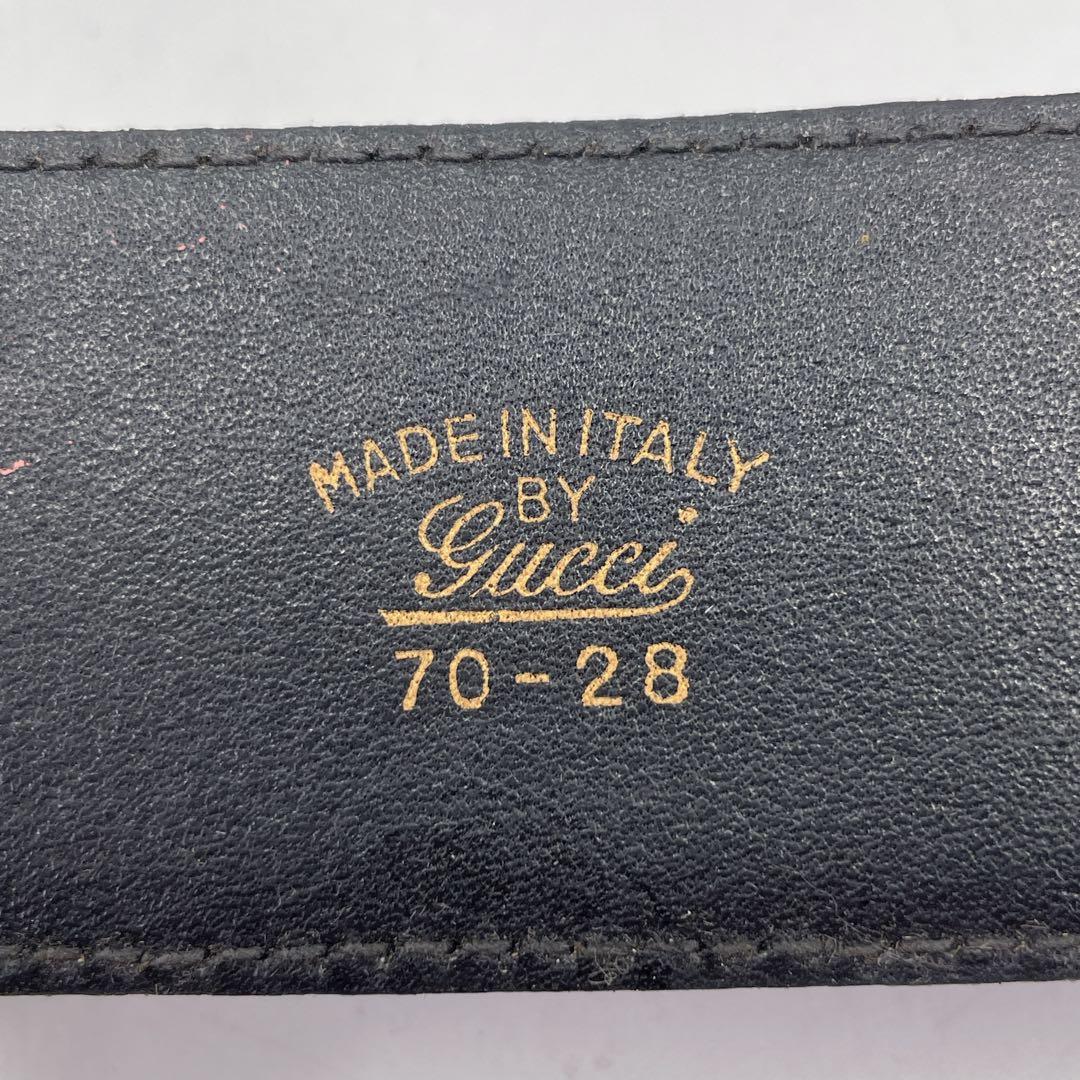 ✨高級✨GUCCI ベルト　インターロッキング　ゴールドバックル　70/28
