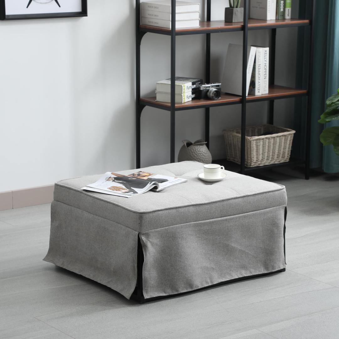 1人掛け ソファ折りたたみソファリクライニングソファ3WAYコンパクトオードマン