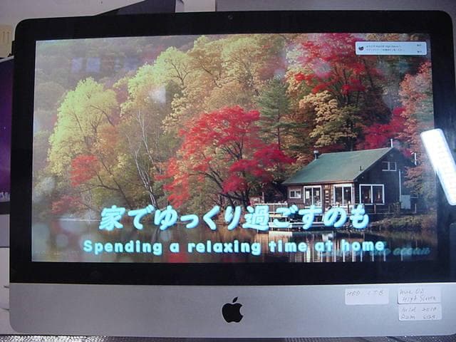 iMac OS High Sierra 21.5インチ