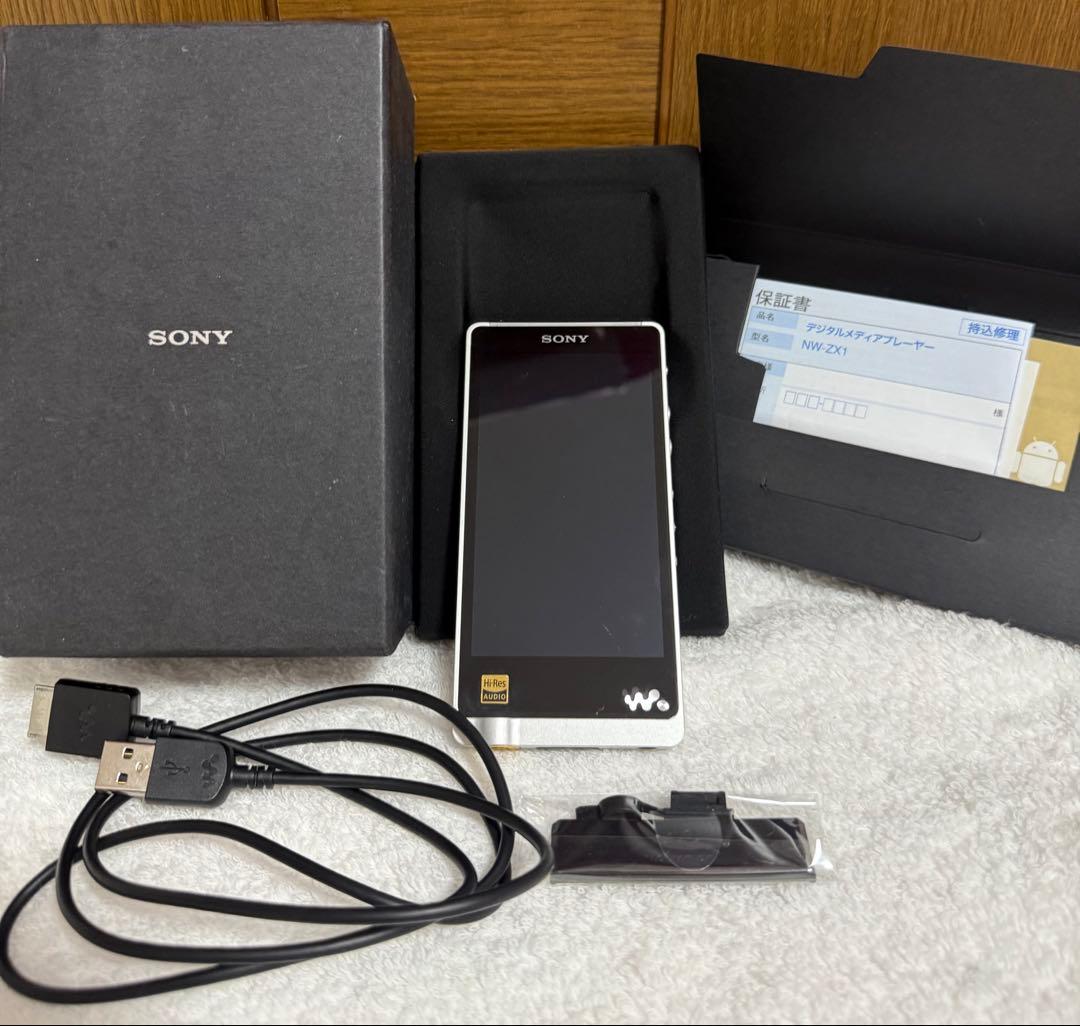 SONY ウォークマン NW-ZX1 本体 初期化済み ハイレゾ対応 箱有　美品