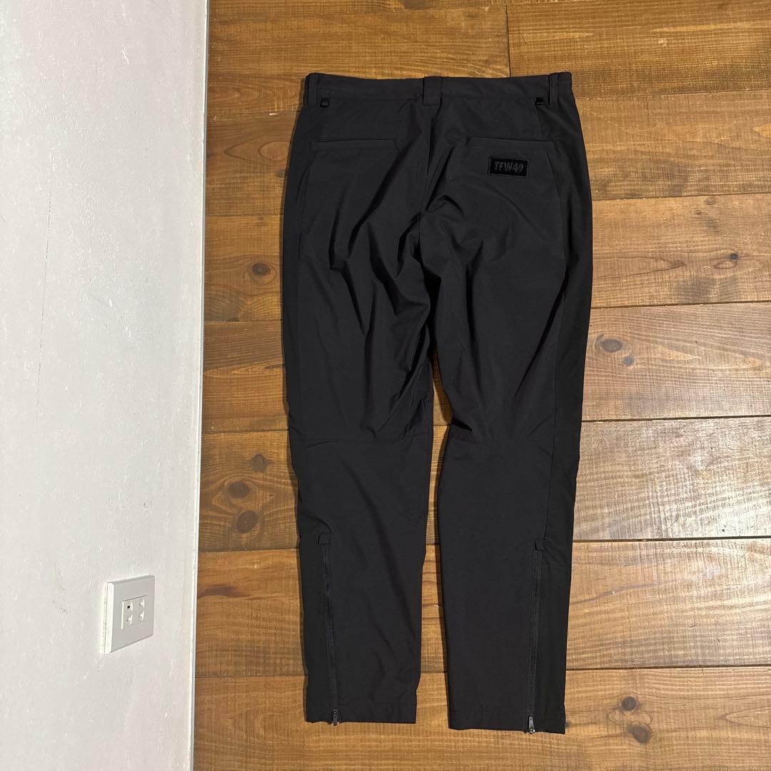 美品　TFW49 ロングパンツ　Lサイズ　ブラック　裏地付き