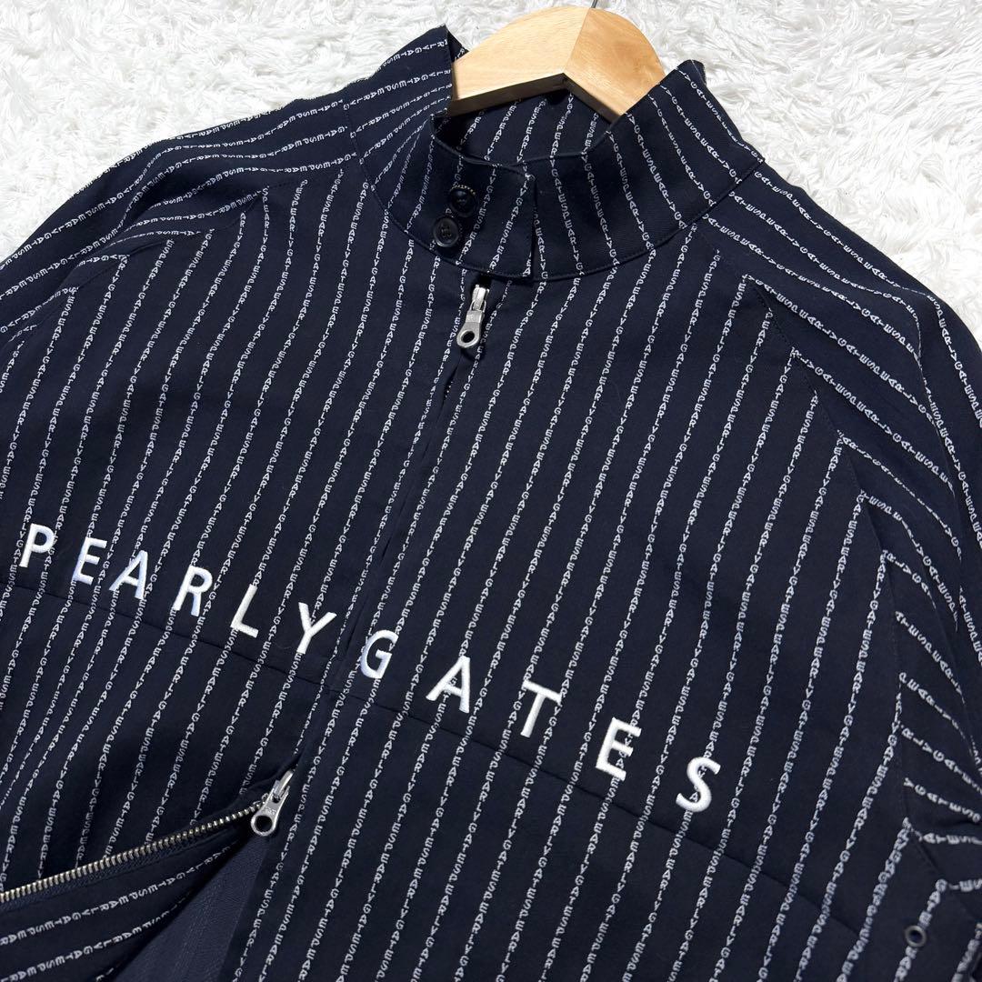 未使用級　パーリーゲイツ　2023年モデル　セットアップ　ストレッチ　ロゴ　5
