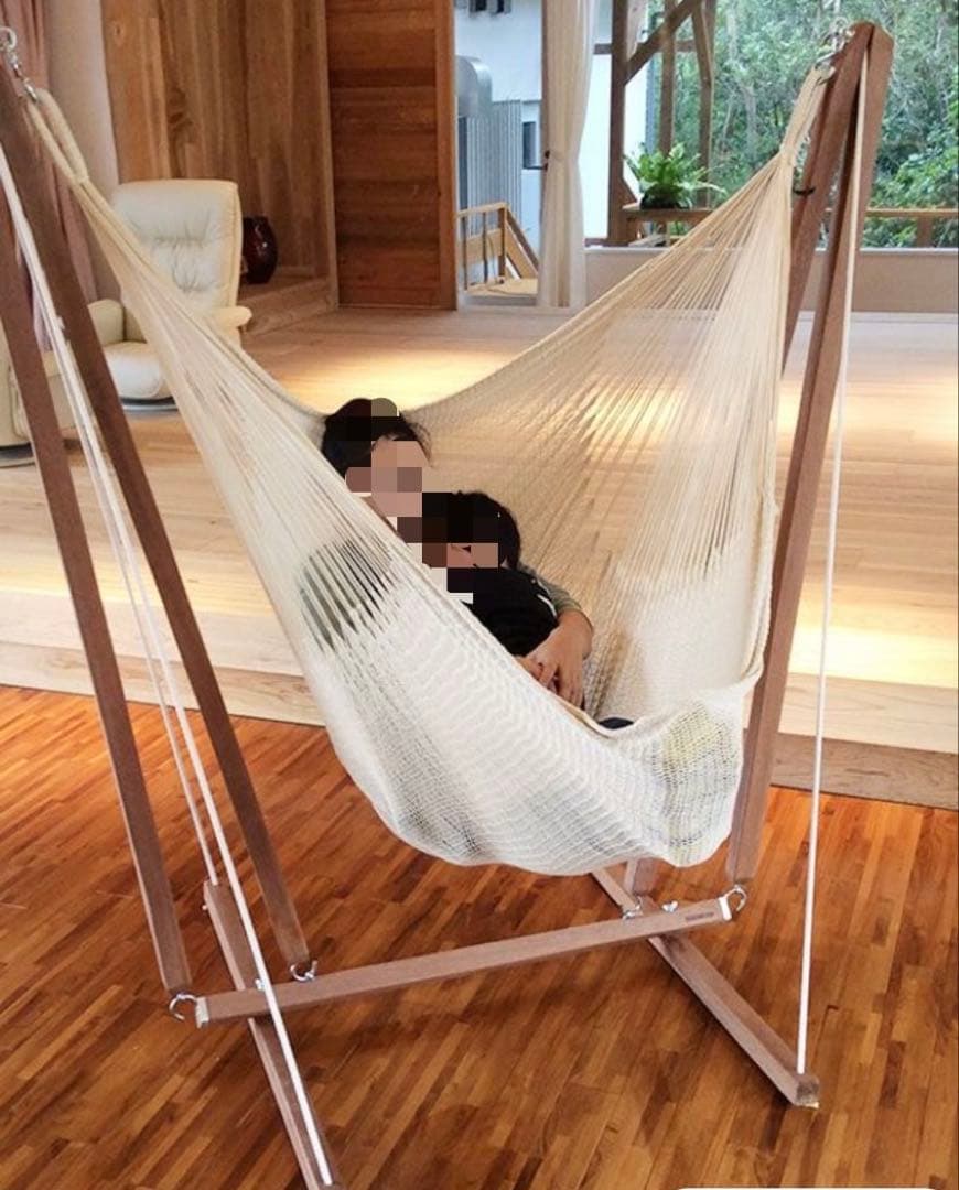木製ハンモックチェアー　ハンモック