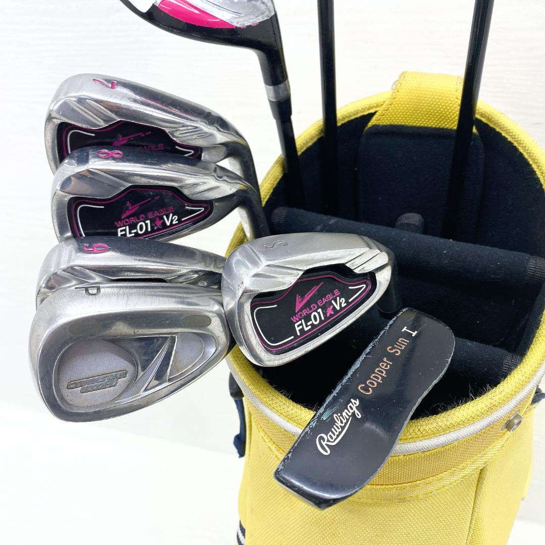 【初心者様推奨‼】 ワールドイーグル レディース ゴルフクラブ セット 9本 L