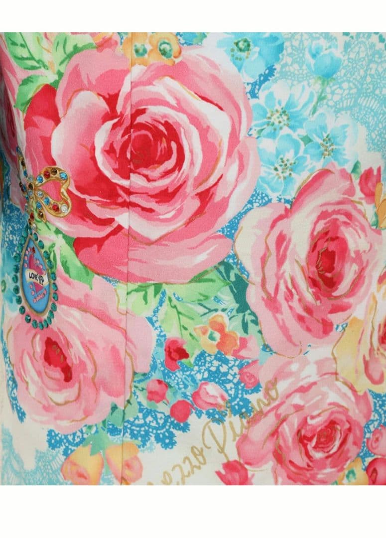 本日限定お値下げ☆ブランドメゾピアノ着物と帯☆七五三　ハーフ成人式　ブルー