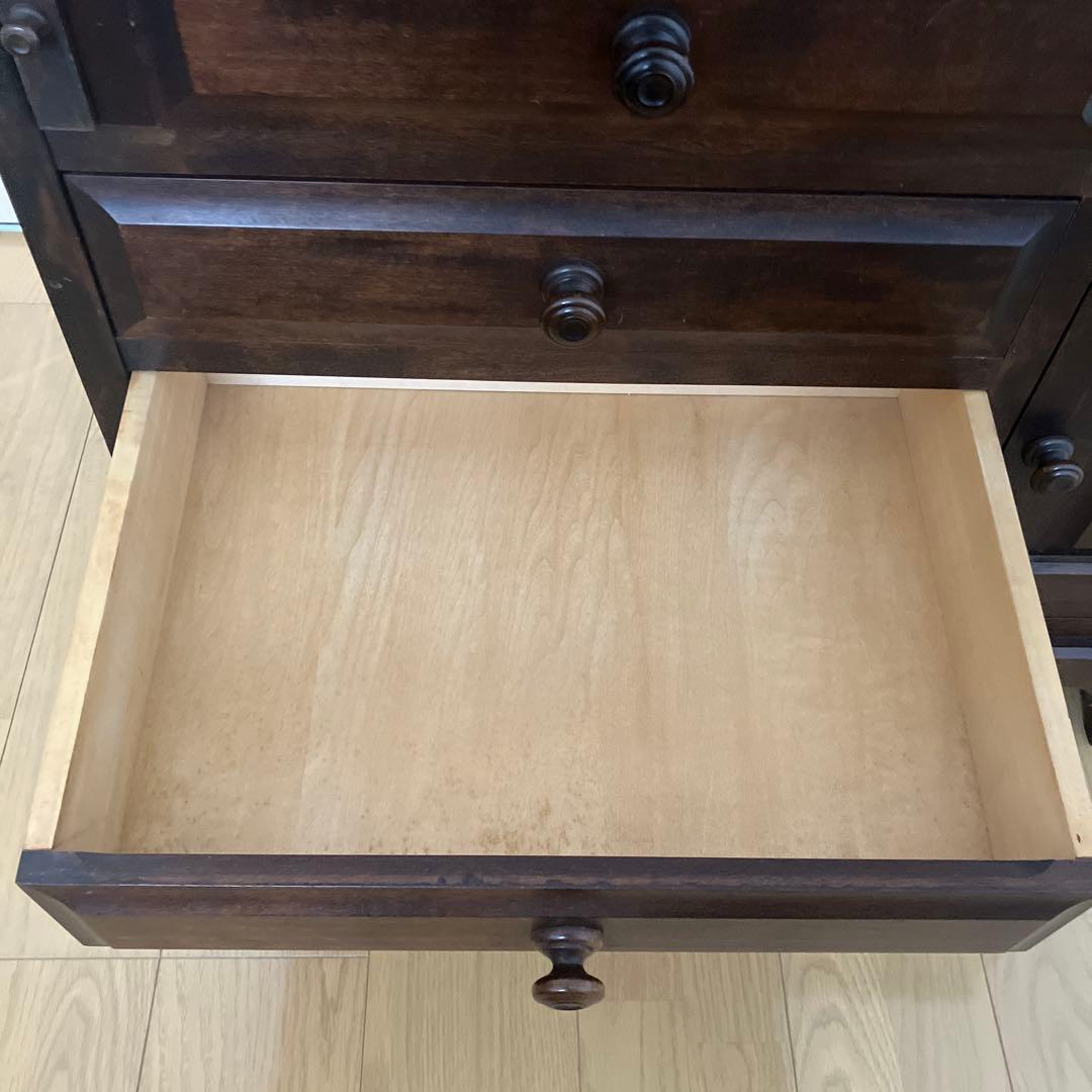 北海道民芸 ライティングビューロー チェスト 学習机 アンティーク インテリア