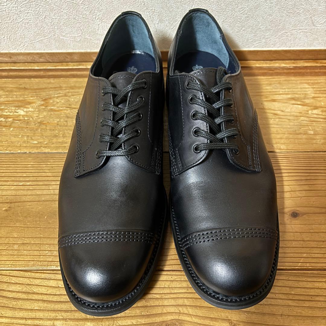 【新品未使用】SANDERS 1128 ブラック 別注ホースハイド 26.5㎝