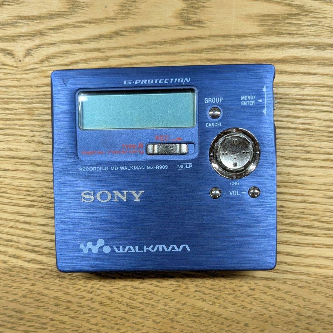 SONY MZ-R909 ポータブルMDプレイヤー・レコーダー