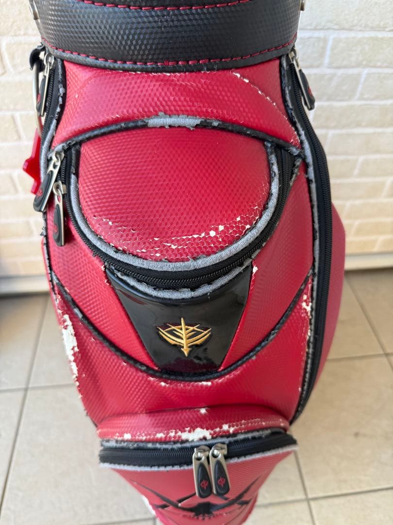 ガンダム MS-06S ZAKUⅡ シャア専用ザク　ゴルフ用キャディバッグ