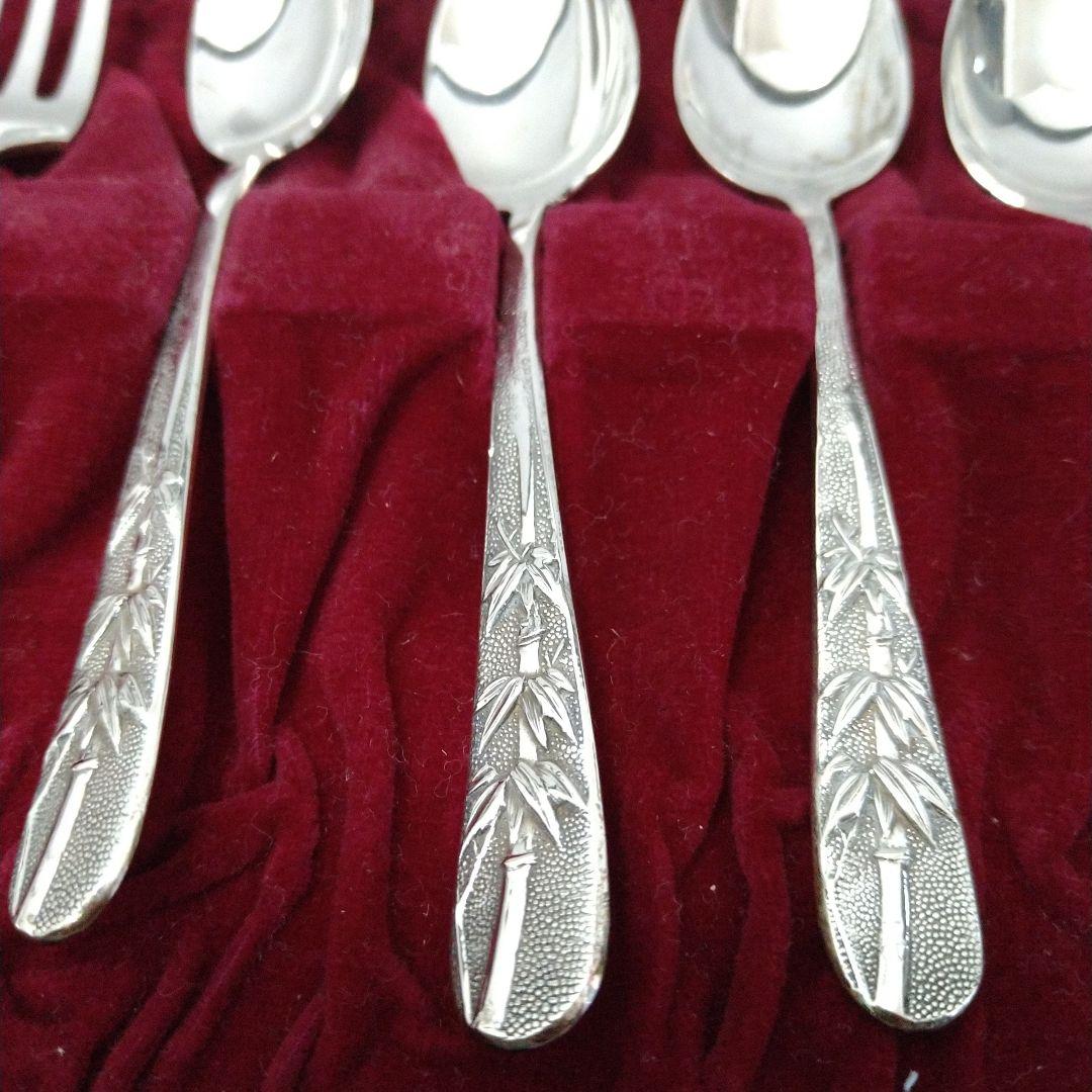 SILVER950 未使用　ヴィンテージ高島屋　カトラリー12本　銀製
