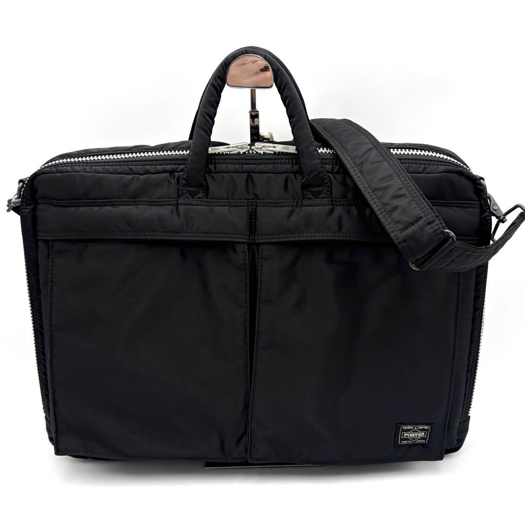 ポーター タンカー 2way ブリーフケース 黒 ナイロン 軽量 多機能 廃盤