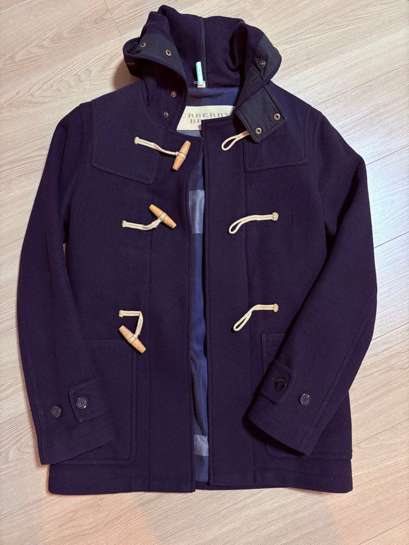 BURBERRY BRIT ダッフルコート ネイビー XS