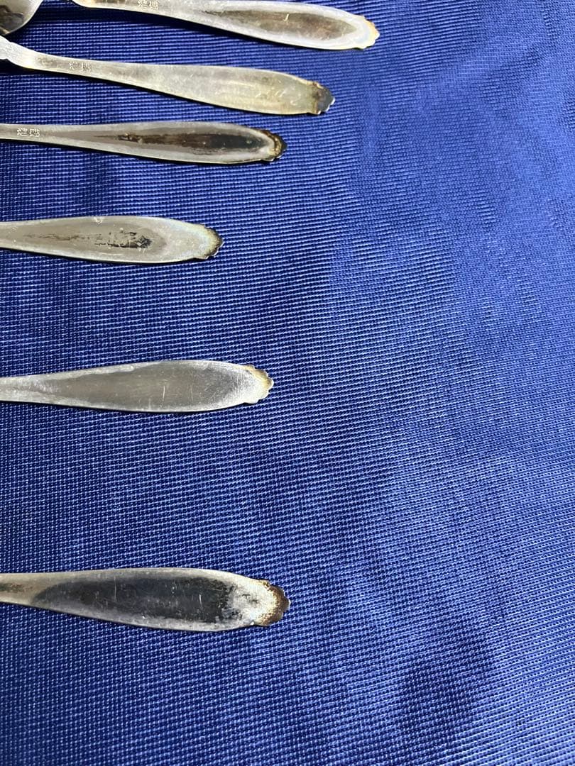 純銀製スプーン6本