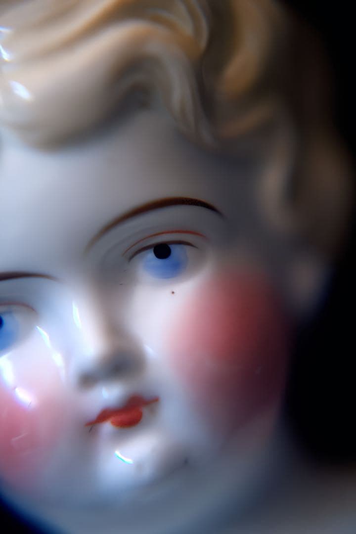 アンティーク チャイナヘッドドール アンティーク雑貨 ドイツアンティーク