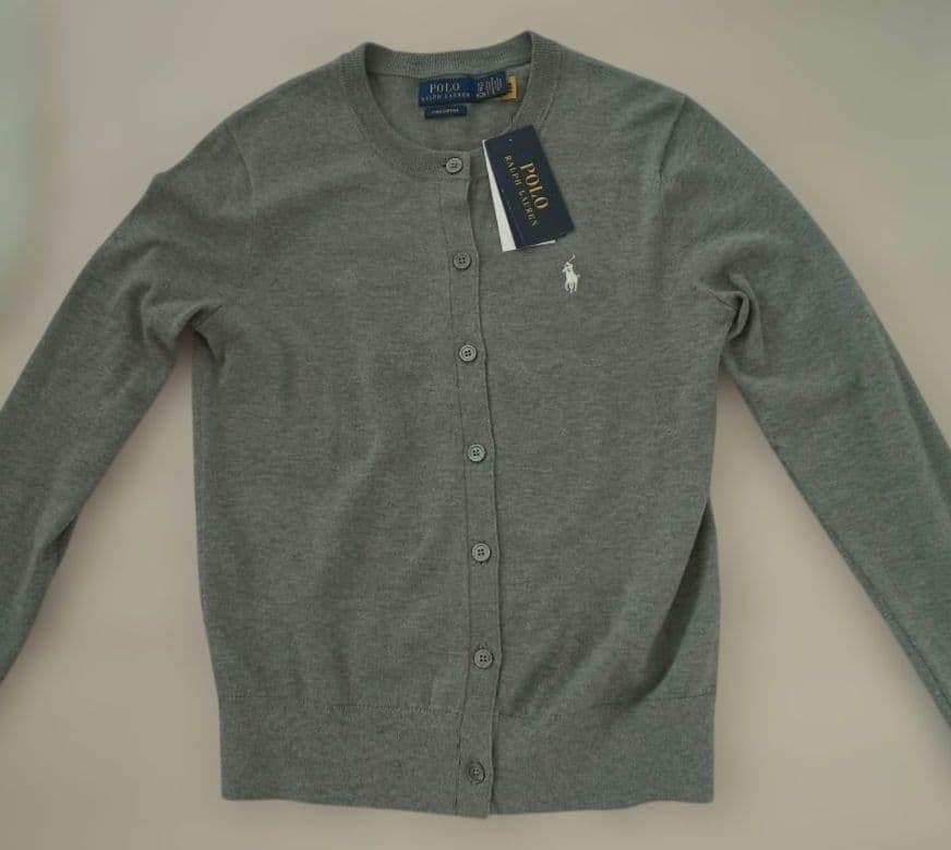 タグ付き新品 ラルフローレン カーディガン グレー