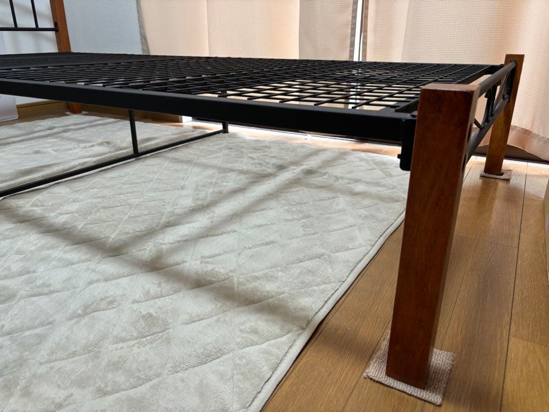 ニトリ アイアンフレーム シングルベッド