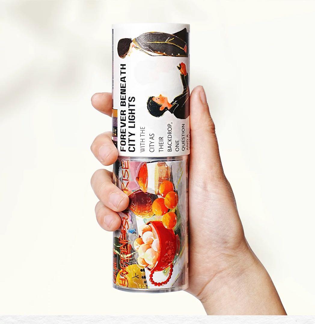 セール　カナダWT　情書告白　PET型抜きタイプタイプマスキングテープ　2本