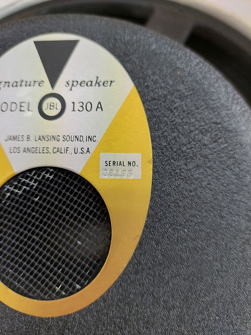 JBL 130Aペア38cmウーハーユニット美品