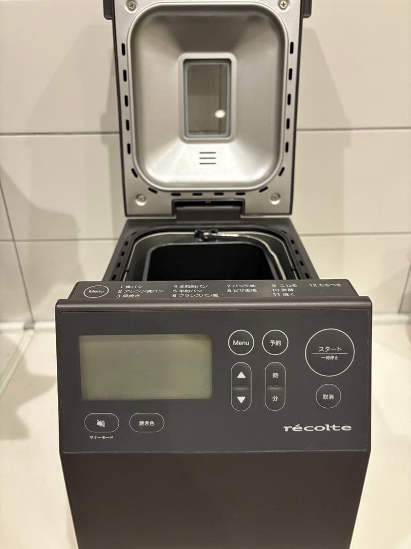 ホームベーカリー　レコルト　パン焼き機