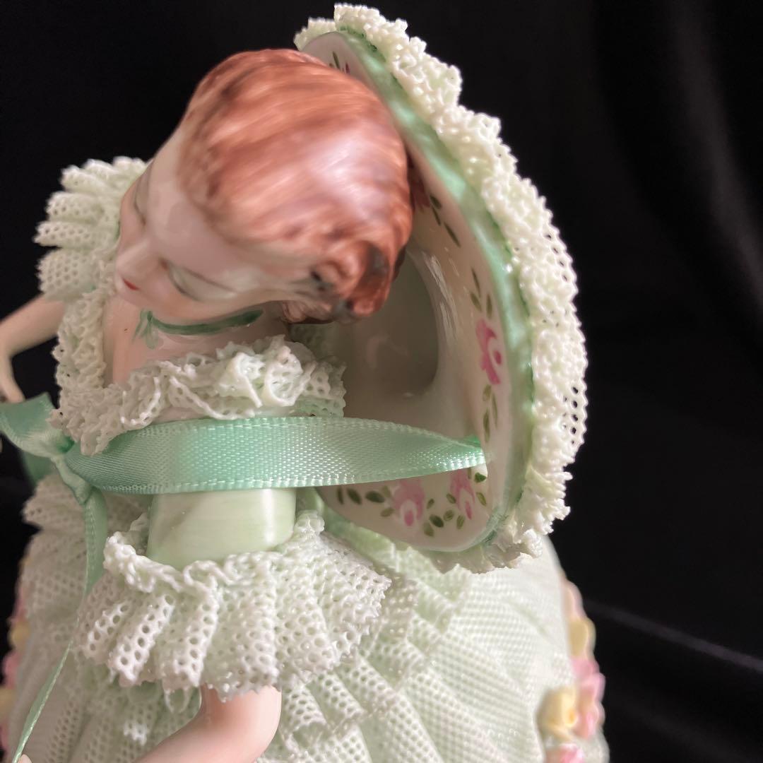 【匿名配送/希少】アイリッシュドレスデン/フィギュリン/エメラルドコレクション