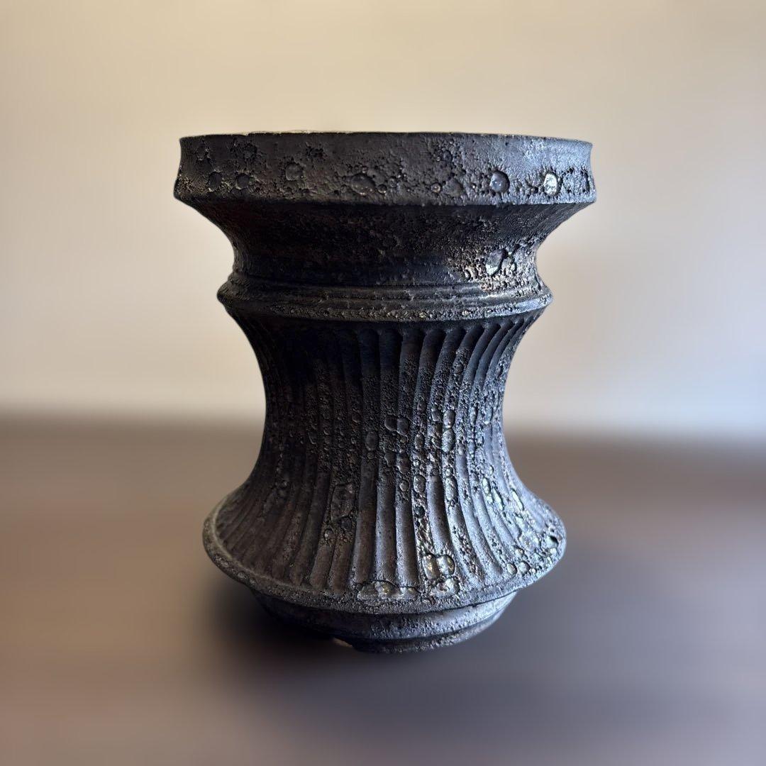 the first industrial 小野瀬一 作家鉢 陶器鉢 鎬